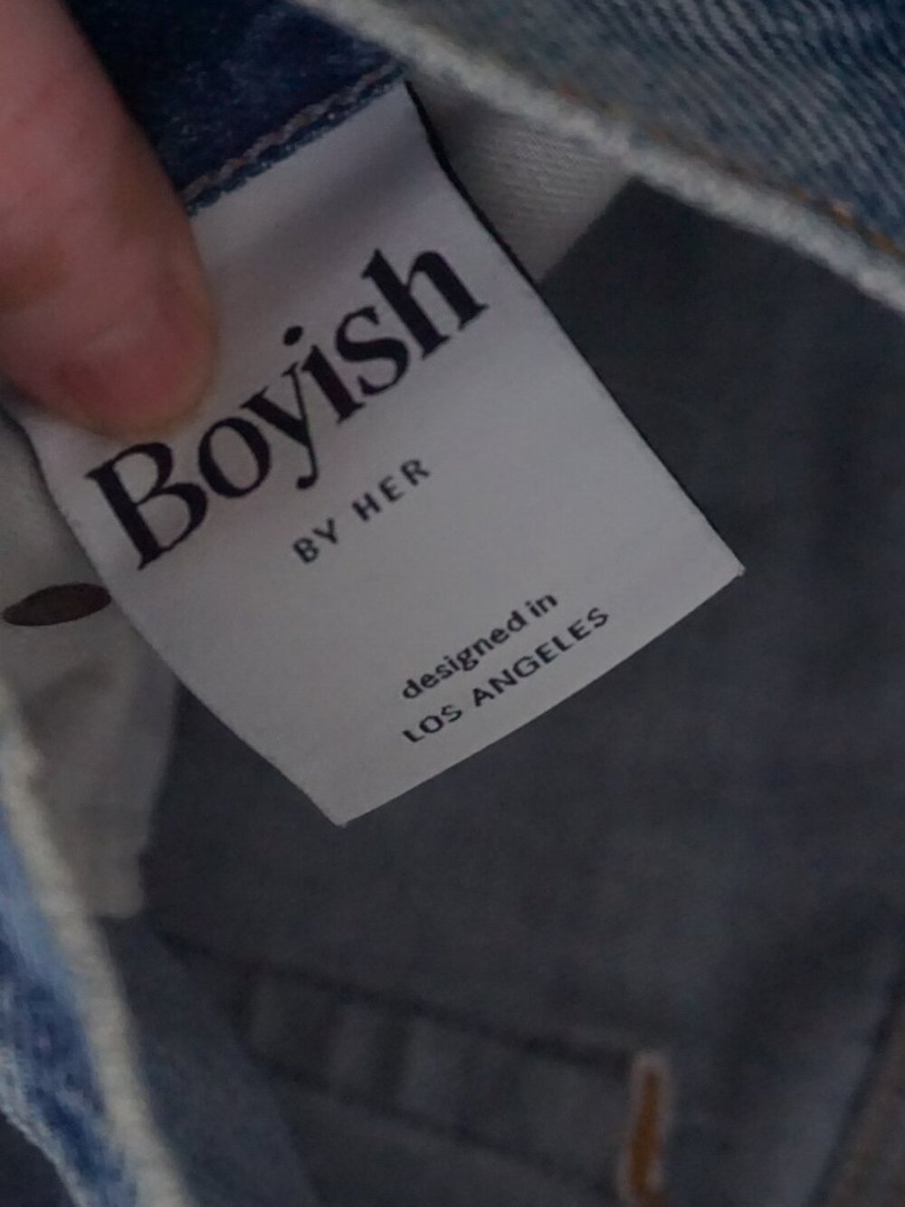 Boyish Gilda Light Wash Toby High Rise Straight Leg Jeans Button Fly Denim 27 - Picture 10 of 15